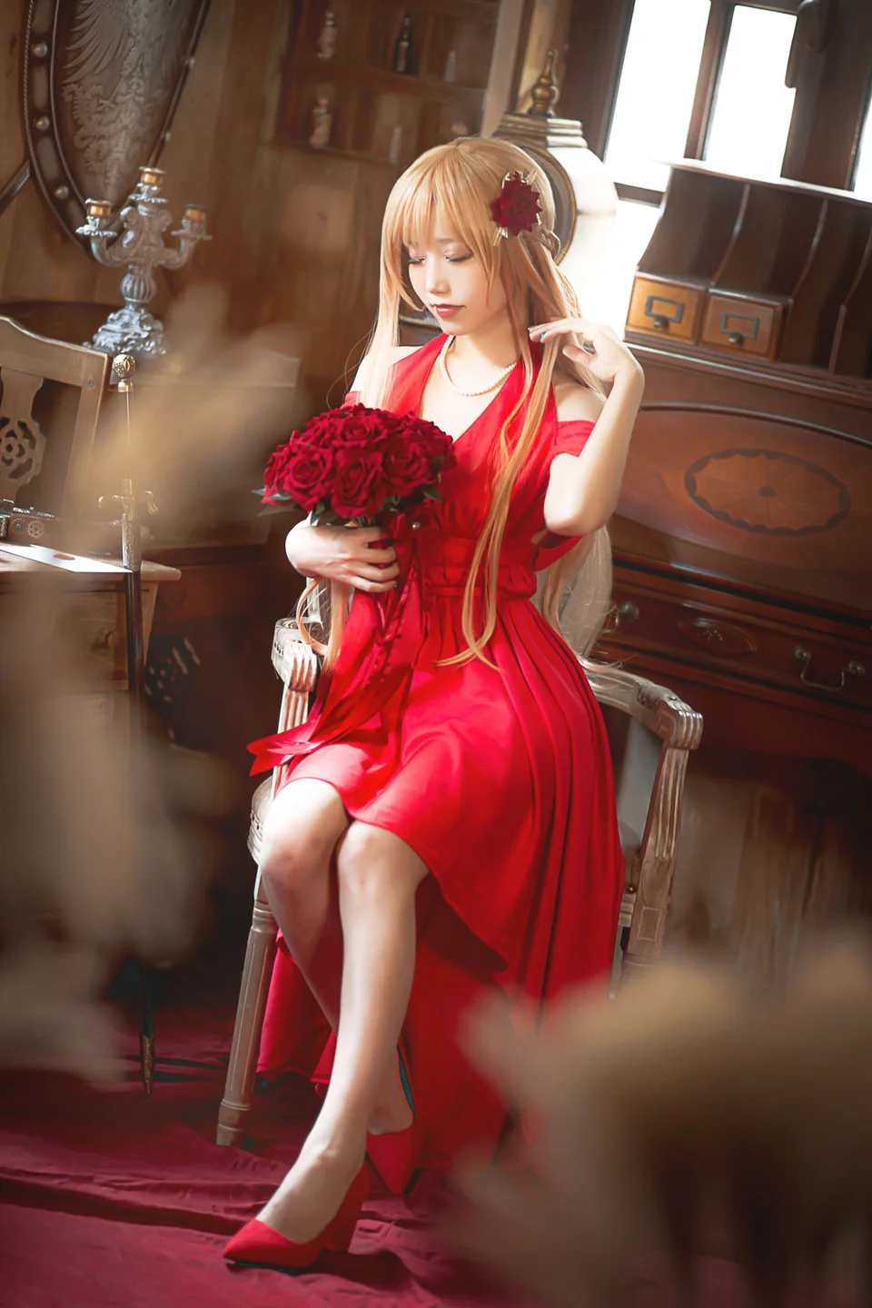 切切celia - 刀剑神域·亚丝娜 礼服 [28P-534MB] tg@simisebaisi 【丝足阁】025.webp